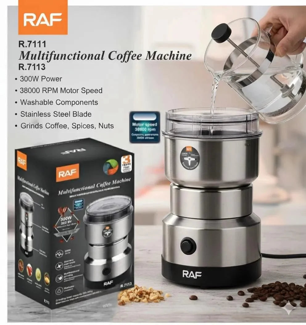 Electric Coffee Grinder – Stainless Steel Blade