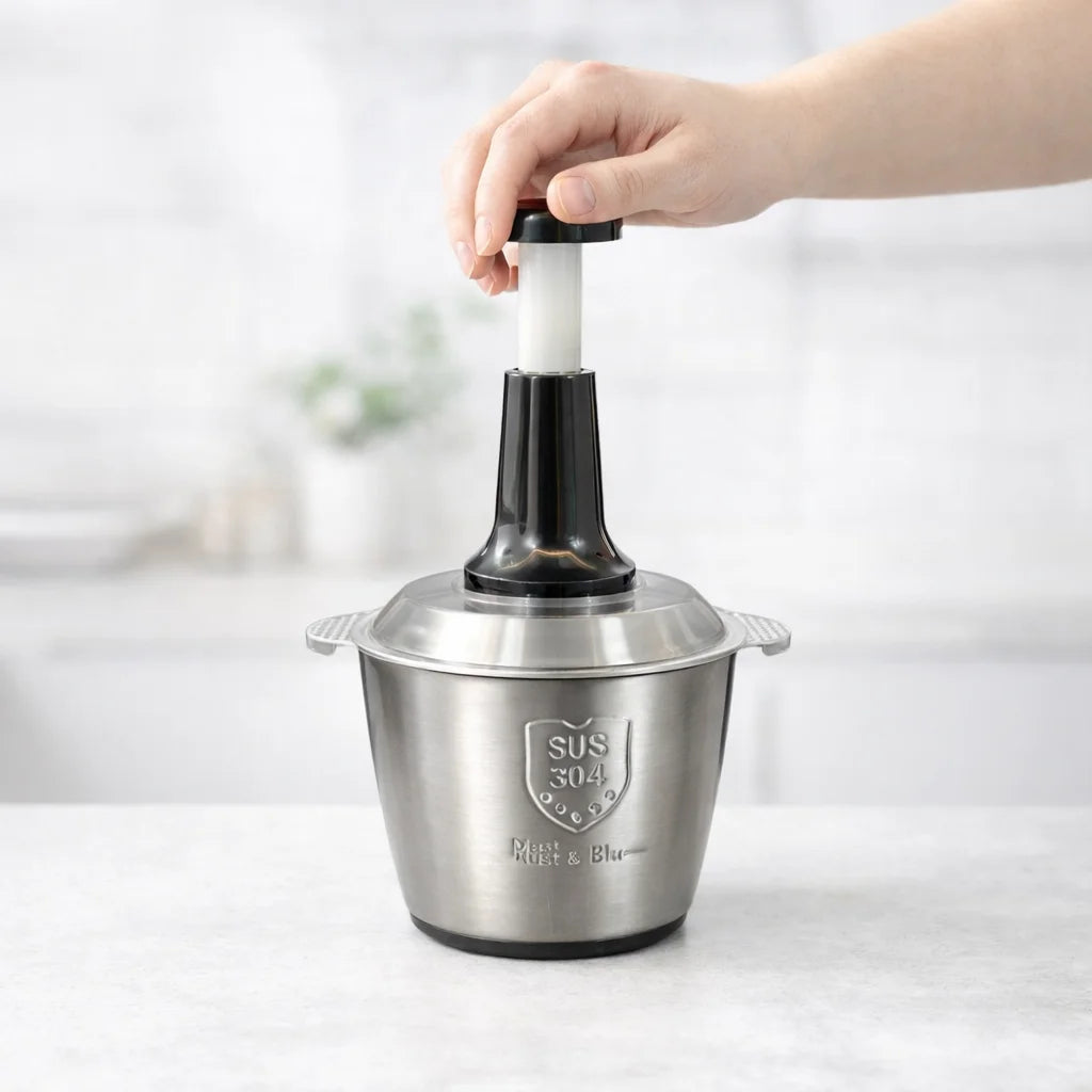 Manual Food Chopper 2L Stainless Steel