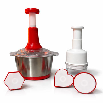 3-in-1 Manual Food Chopper & Shami Maker Set